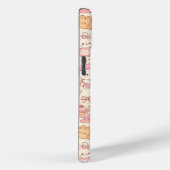 Kawaii Bunny Bakery Pattern Phone Case (Achterkant / Rechts)