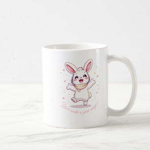 Kawaii Bunny Mug - Cute Pastel Rabbit Café Cup