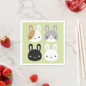 Kawaii Bunny Rabbits Servet (Insitu)