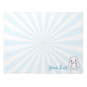 Kawaii Bunny's Hug Custom Notitieblok