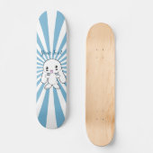 Kawaii Bunny's Hug Custom Skateboard (Voorkant)