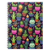 Kawaii Cactus Foto Notitieboek (Voorkant)