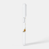 Kawaii Calico Cat Floral Peeking Art (Côté droit)