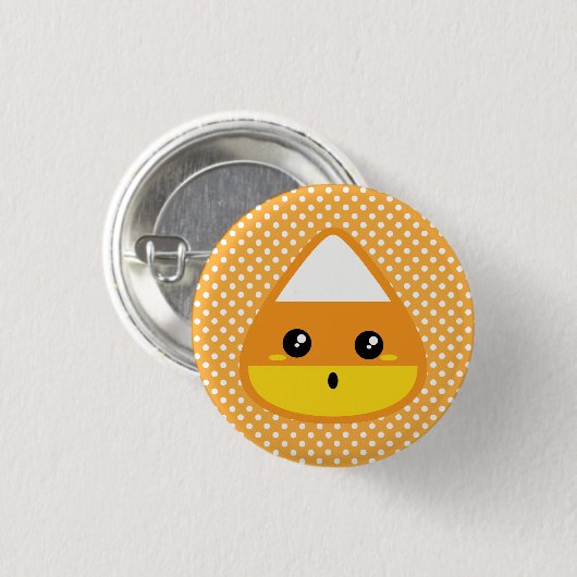 Kawaii Candy Corn Button (Voorkant /achterkant)