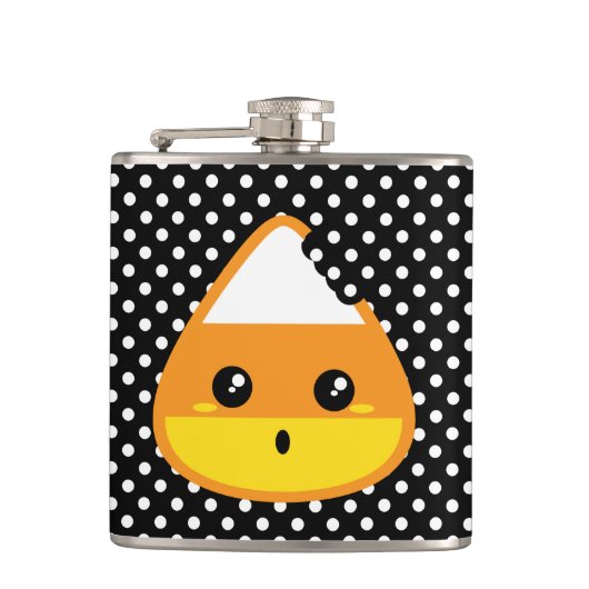 Kawaii Candy Corn Flask Heupfles (Voorkant)