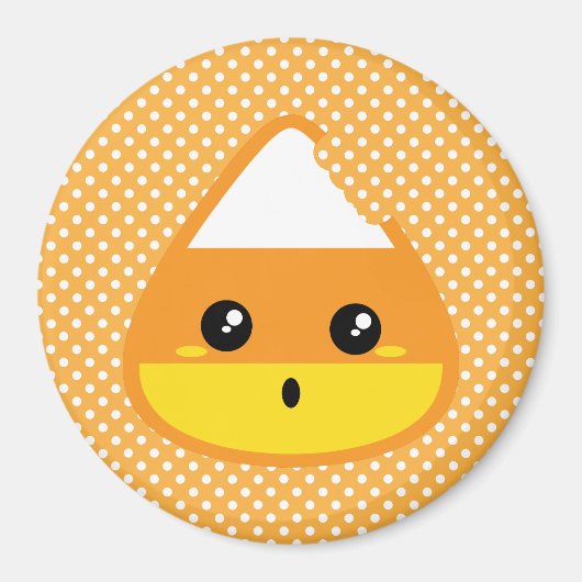 Kawaii Candy Corn Magnet Magneet (Voorkant)