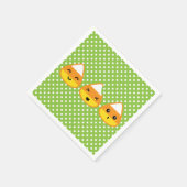 Kawaii Candy Corn Napkins Servetten (Hoek)