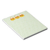 Kawaii Candy Corn Notepad Notitieblok (Schuin)