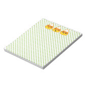 Kawaii Candy Corn Notepad Notitieblok (Gedraaid)