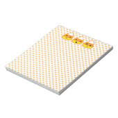 Kawaii Candy Corn Notepad Notitieblok (Gedraaid)