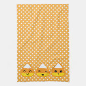 Kawaii Candy Corn Serviette de cuisine (Vertical)