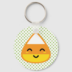 Kawaii Candy Corn Sleutelhanger