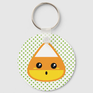 Kawaii Candy Corn Sleutelhanger