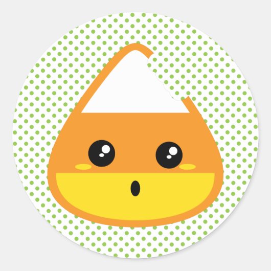 Kawaii Candy Corn Stickers (Voorkant)