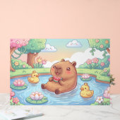 Kawaii capy in a pond (Mariage)