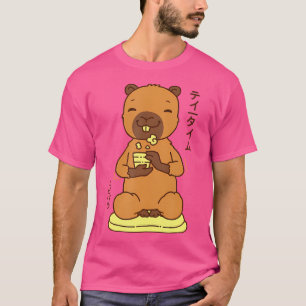 Kawaii Capybara Schattige Japans Dier T-shirt