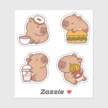 Kawaii Capybara Sticker Pack