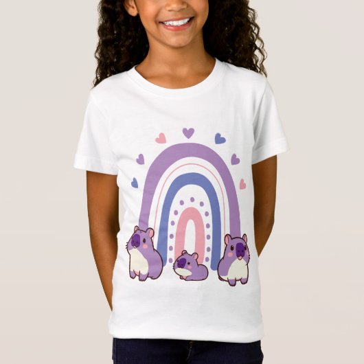 Kawaii Capybara T-shirt (Voorkant)