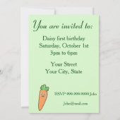 Kawaii Carrot Kaart (Achterkant)