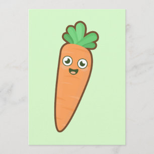 Kawaii Carrot Kaart