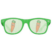 Kawaii Carrot Retro Zonnebril (Voorkant)