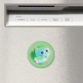 Kawaii Cartoon Kitten Magneet (Insitu (Vaatwasser))