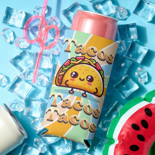 Kawaii Cartoon Tacos (Insitu Zomer)