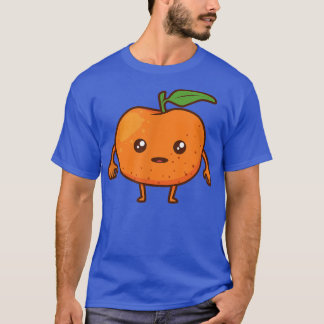 Kawaii Cartoon Tangerine T-shirt