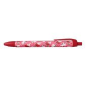 Kawaii Cartoon X-mas White Elephant Zwarte Inkt Pen (Bovenkant)