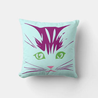 Kawaii Cartoon Zoete Mop Kittenkat Gezicht Kussen