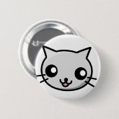 Kawaii Cat Badge Ronde Button 5,7 Cm (Voorkant /achterkant)