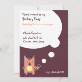 Kawaii cat kaart (Achterkant)