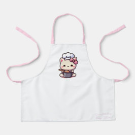 Kawaii Cat Keuken schort