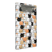 Kawaii Cat Pattern Mini Klembord (Schuin)