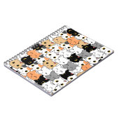Kawaii Cat Pattern Notitieboek (Linkerzijde)