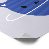 Kawaii Cat Planet in Space Poster (Hoek)