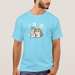 Kawaii cat slaping baka t-shirt