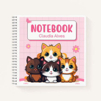 Kawaii Cat Squad — Mooie Kitten Notitieboek voor M