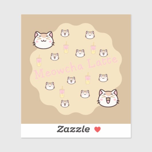 kawaii cat stickers (Feuille)
