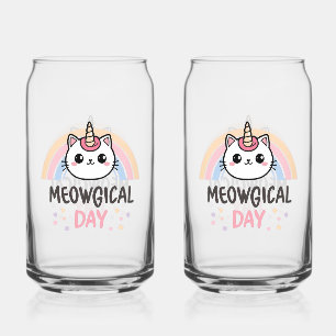 Kawaii Caticorn avec Arc-en-ciel Pastel