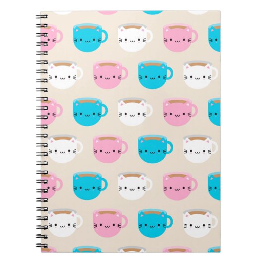 Kawaii Cats Cup Notitieboek (Voorkant)
