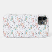 Kawaii Cats Rainy Day Pattern Case-Mate iPhone Case (Achterkant (horizontaal))