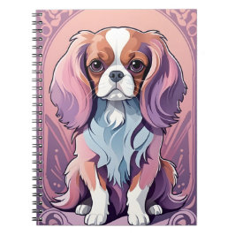 Kawaii Cavalier King Charles Pastel Kleuren Notitieboek