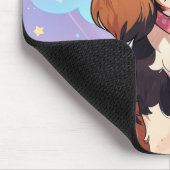 Kawaii Cavalier King Charles Pastel Rainbow Muismat (Hoek)