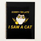 Kawaii Chat drôle | Désolé, je suis en retard, j'a (Devant)