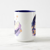 Kawaii Chat Mugs Cute Cat Café Mugs Adorable Chat (Centre)