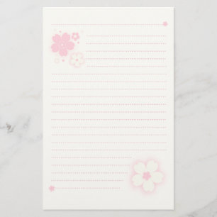 Kawaii Cherry Blossom rose Sakura papeterie