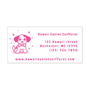 Kawaii/ chibi hond verzending  zelfinktende stempel