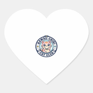 Kawaii Chibi Kat Kat Moeder Cadeau Idee - Kawaii C Hart Sticker