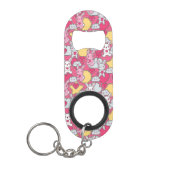 Kawaii Child Pattern met Cute Doodles 2 Mini Flessenopener (Voorkant)